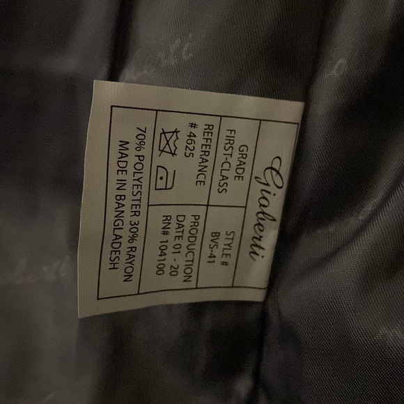 Gioberti Boy's 4 Button Formal Suit Vest size 6 color gray - Picture 10 of 10